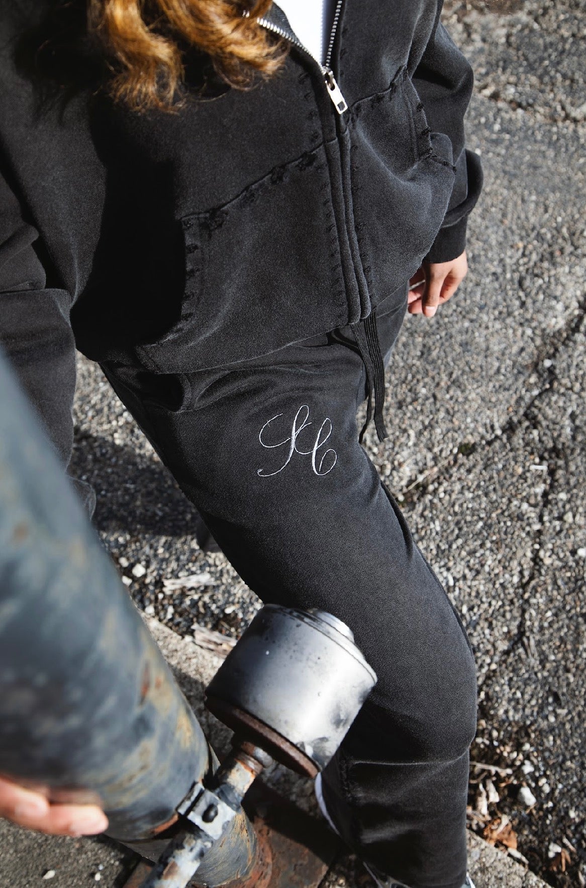 Charcoal Gray "Autograph" Sweats