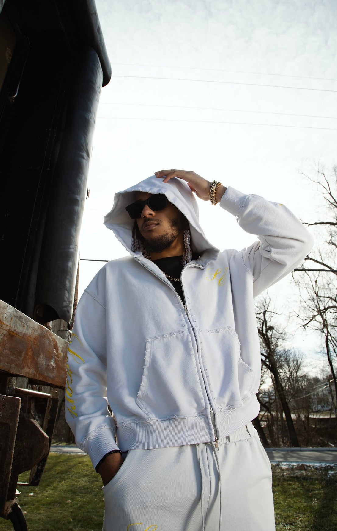 Cloud Gray "Autograph" Zip Up