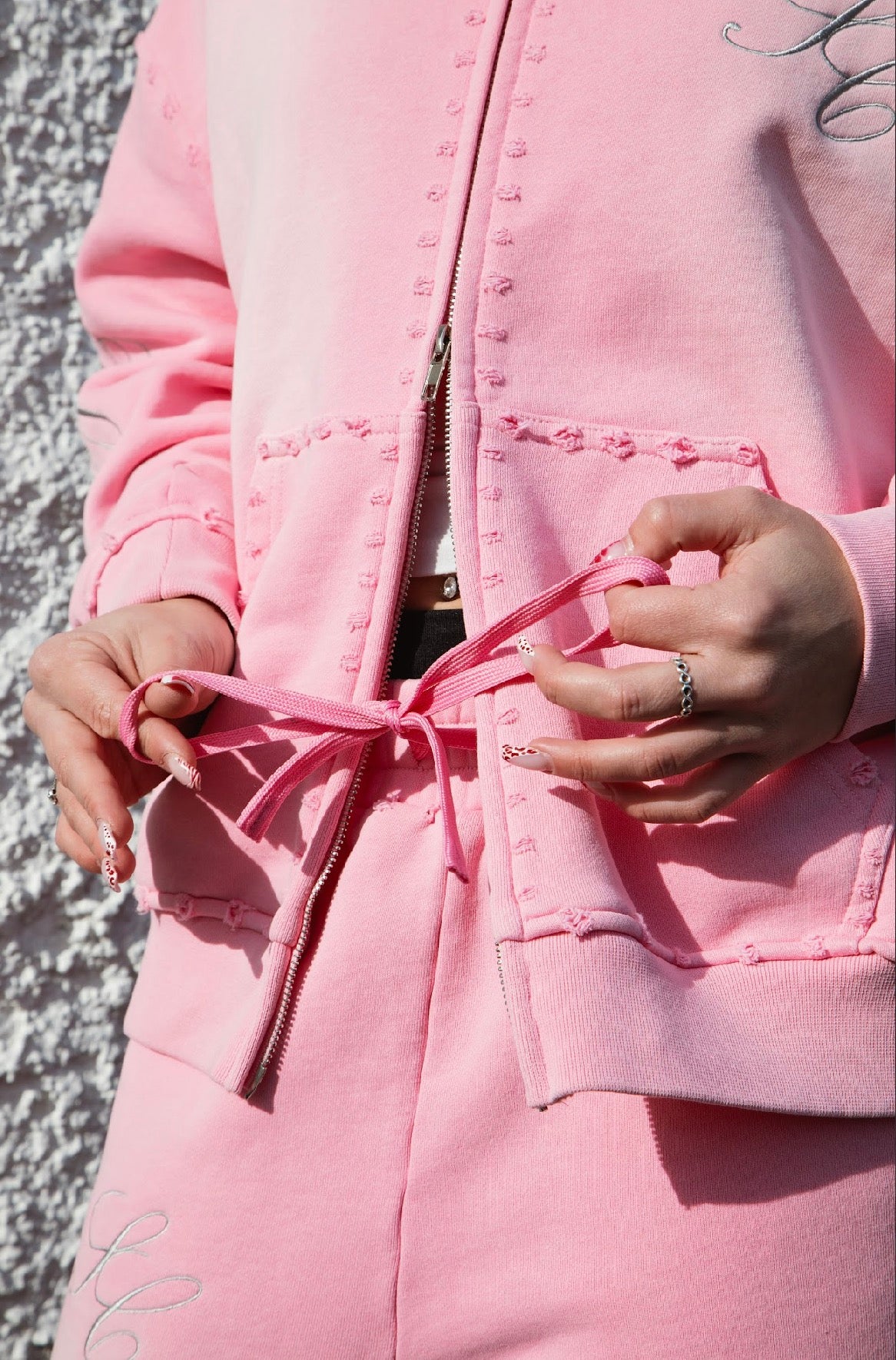 Cotton Candy Pink "Autograph" Sweats