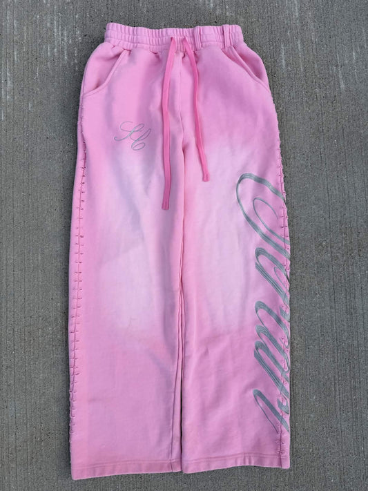 Cotton Candy Pink "Autograph" Sweats