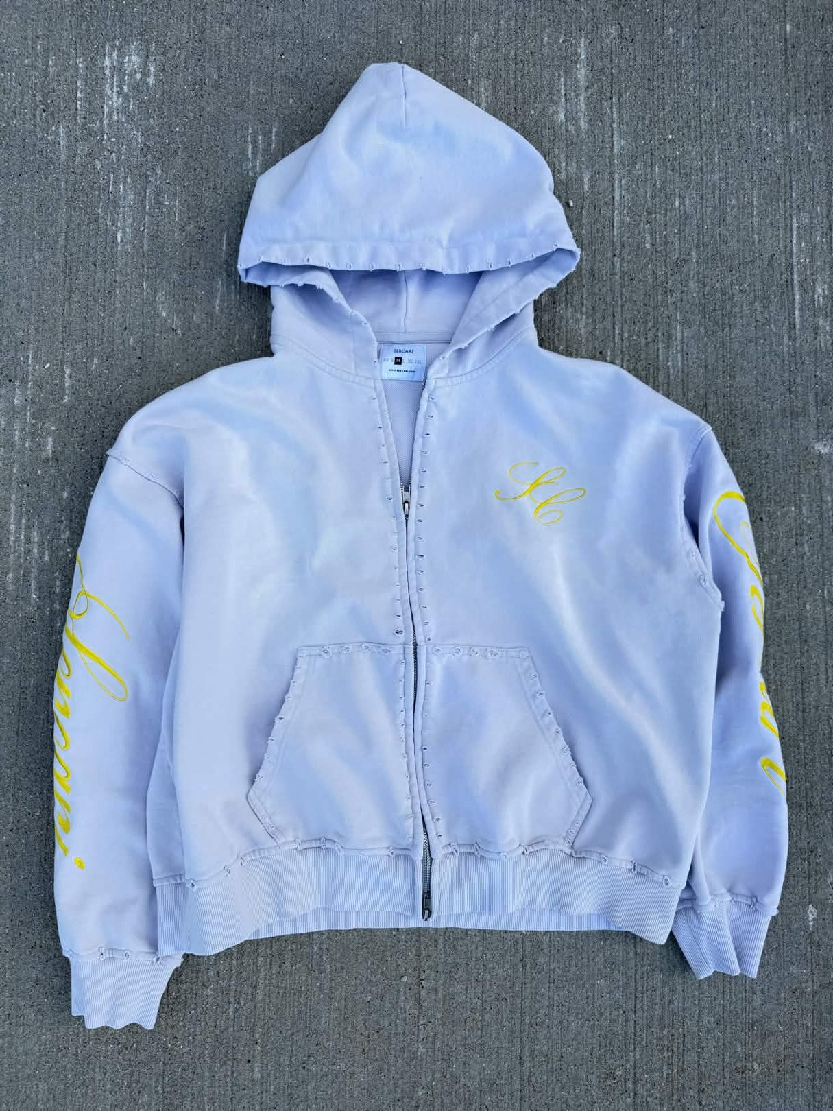 Cloud Gray "Autograph" Zip Up